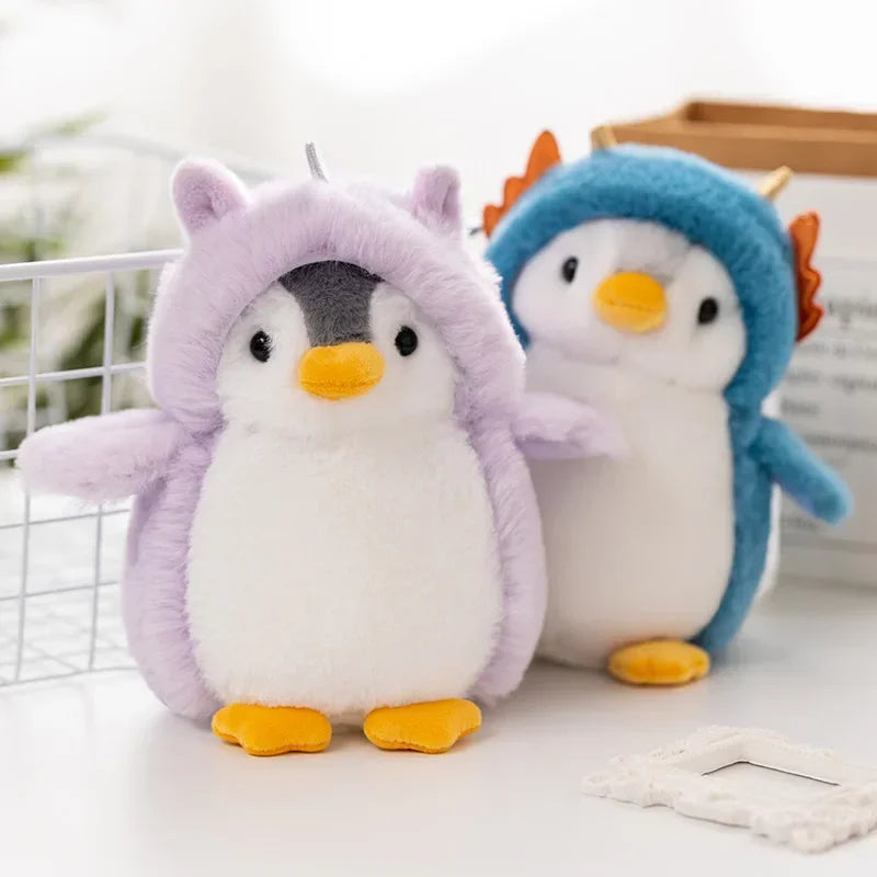 Pinguim Mágico - O Peluche que Muda de Humor 💙🐧