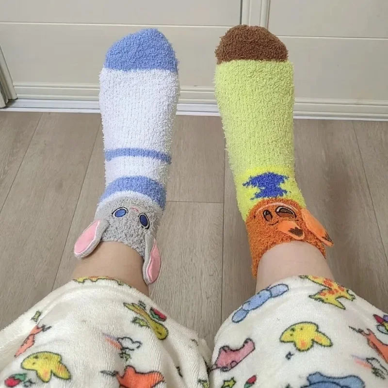 Meias Fofas Zootropolis- Quentinhas e Macias