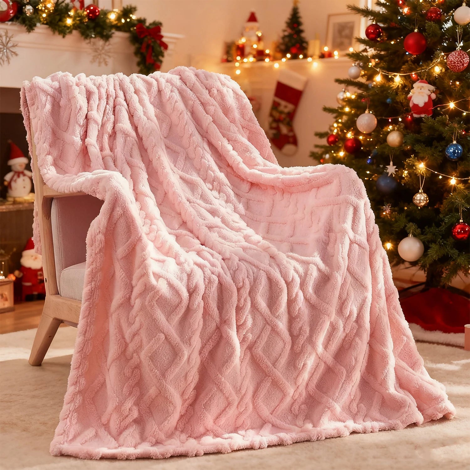 Manta Luxuosa em Fleece 3D - Ultra Macia e Quentinha