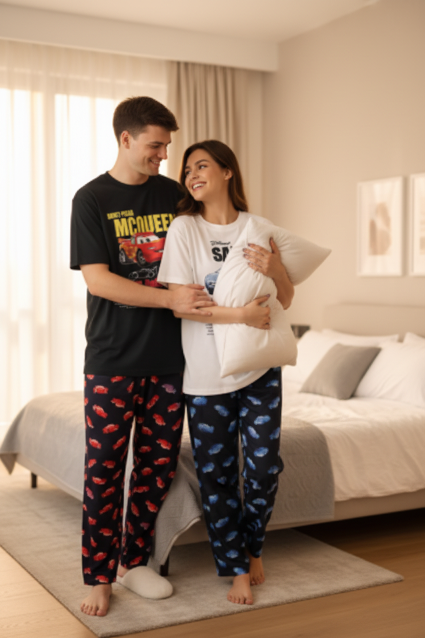 Pijama Casal McQueen Sally - Quarto