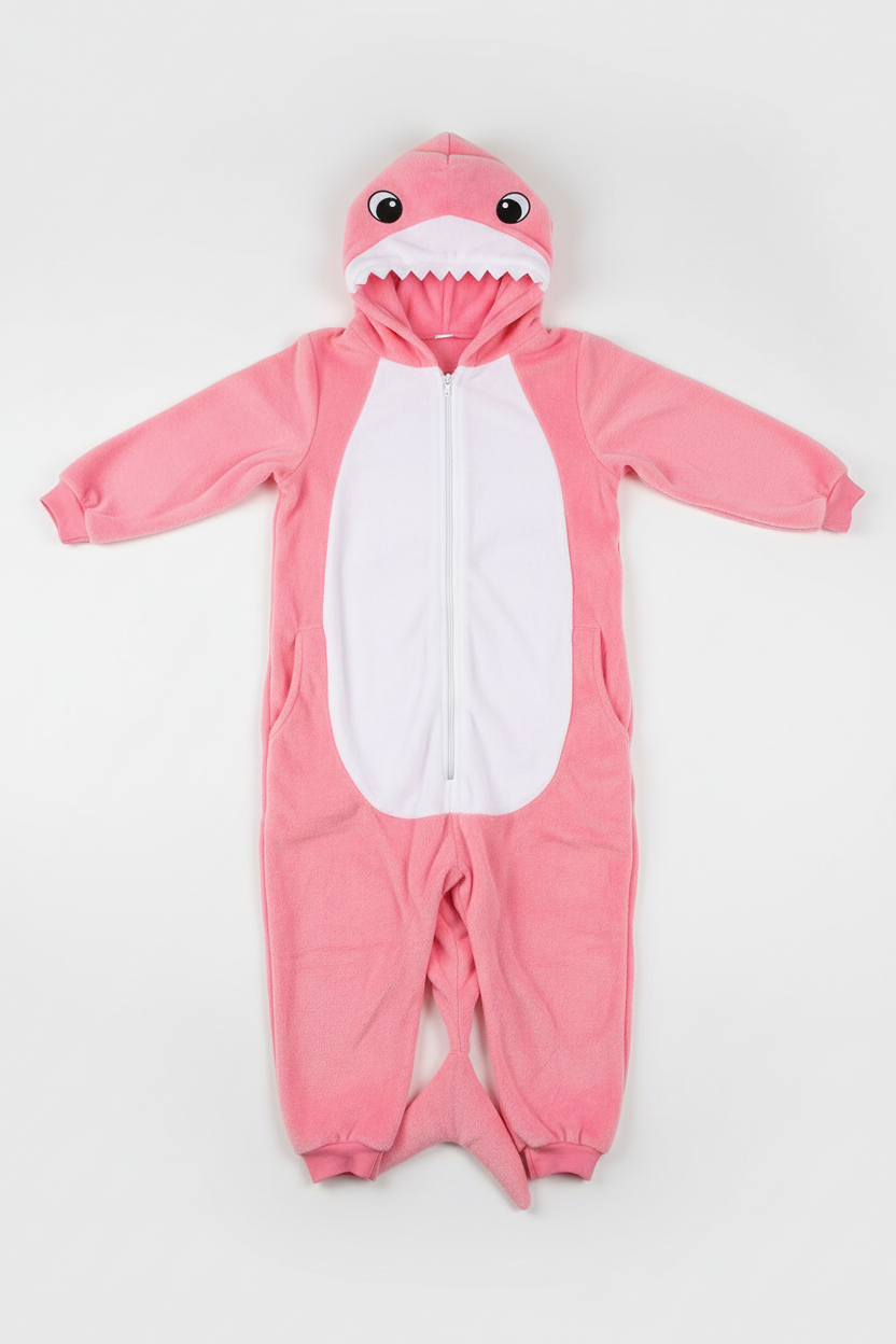 Pijama Tubarão - Flat Lay Profissional