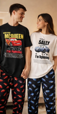 Pijama de Casal Faisca McQueen Fofinho
